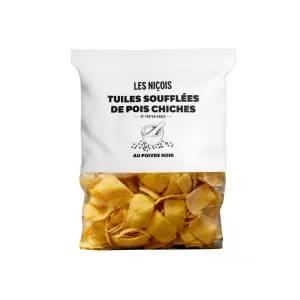 Fliesen mit Kichererbsen mit schwarzem Pfeffer, 100g - LES NIÇOIS