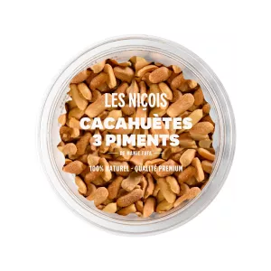 Peanuts 3 Peppers, 110g - LES NIÇOIS