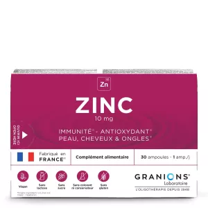 Graniones De Zinc 30amp 2ml - Granions