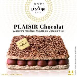 Sobremesa gelada mousse de chocolate 405g - LENÔTRE