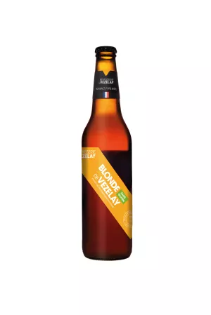 Bière blonde Bio sans gluten pur malt, bouteille de 50cl, DE VEZELAY