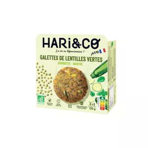 Galete de Lentilha Verde Orgânica 2x85g
