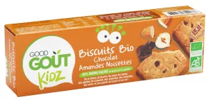 Biscuit chocolat amandes noisettes 110g - GOOD GOUT