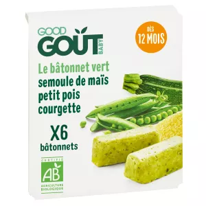 Thanh Đậu Xanh. Bột Ngô Và Một Chút Bạc Hà 132g (6x22g) - GOOD GOUT