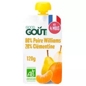 120g Organic Pear Clementine - GOOD GOUT