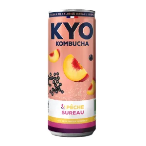 Saúco Melocotón Lata 33cl - Kyo Kombucha