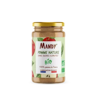 هريسة التفاح العضوي 560 جرام × 6 - MANDY'
