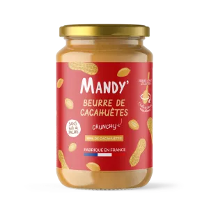 Bơ Đậu Phộng Miếng, 12x340g- MANDY'