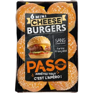 6 Mini Cheese Burger 210g