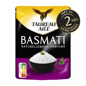Mchele Express Basmati Nature 220g -Taureau Wing - TAUREAU AILÉ