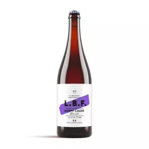 75cl L B F Biere Lager 5d