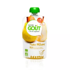 Gourde poire BIO dès 4 mois 120g - GOOD GOUT