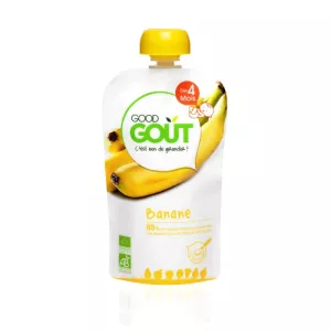 Gourde banane BIO dès 4 mois 120g - GOOD GOUT