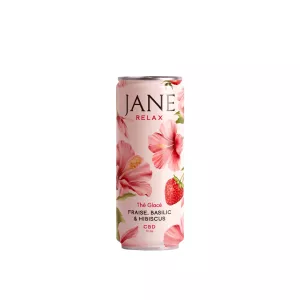 アイスティーストロベリーハイビスカスCBD 25cl - JANE