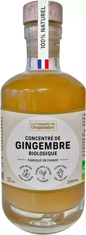 Gừng cô đặc hữu cơ 200ml - Le Comptoir Du Gingembre