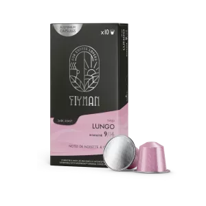 Café Lungo X10 Capsules Nhôm tương thích Nespresso 55g