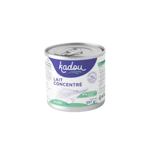 Lait Concentré Sucré 8% Matieres Grasses Vegetales (397 G) - Kadou