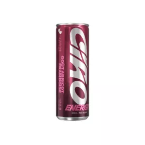 Boisson Énergisante Abricot Frambois 25cl -  CIAO ENERGY