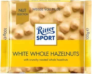 White Whole Hazelnuts 100g - Ritter Sport