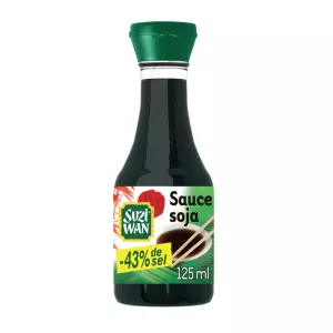Sauce soja sel réduit 125ml - SUZIWAN