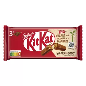 Barritas Chocolate con Leche 3x41,5g - KITKAT