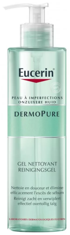 DERMOPURE Reinigungsgel Flasche 400 ml - Eucerin