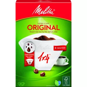 80 1x4 Белый кофейный фильтр - Melitta
