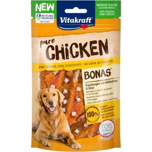 Dog Rewards チキンフィレとチーズ、80g ボナスピュアチキン - Vitakraft