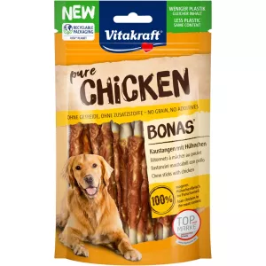 Recompensas Balnet por Dog OS Cálcio Frango, 80g de frango puro Bonas - Vitakraft