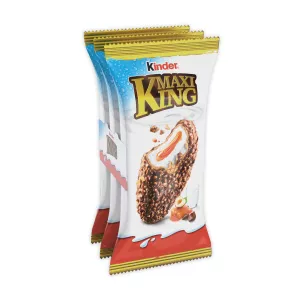 Maxi King dünne Waffeln mit Schokoladenüberzug35g - KINDER