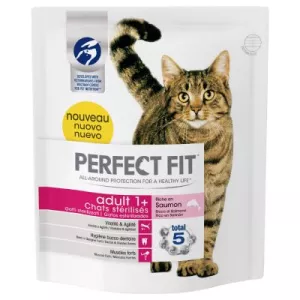 Croquettes Adult 1+ Chats stérilisés Saumon - PERFECT FIT