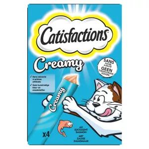 Creamy Salmon Cat Snack Treats 40g - CATISFACTIONS