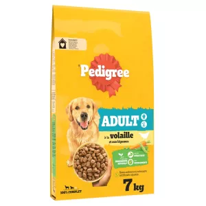 पोल्ट्री और सब्जियों के साथ वयस्क कुत्ते का भोजन 7 किलो - PEDIGREE