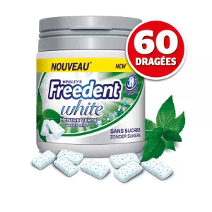 绿薄荷味无糖口香糖；盒x60 - FREEDENT