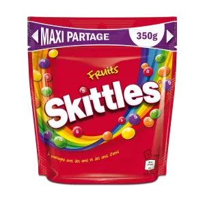 Bonbons Fruits Maxi Pochon; 350g - SKITTLES