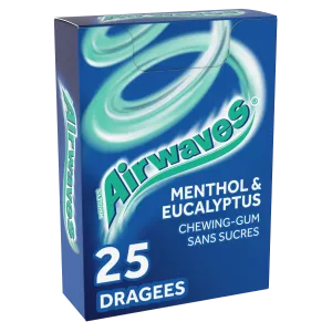 Kaugummi ohne Zucker Menthol Eucalyptus - AIRWAVES