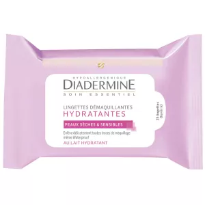 Lingettes démaquillantes hydratantes X25 - DIADERMINE