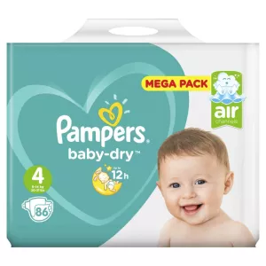 Couches bébé T4 X86 - PAMPERS