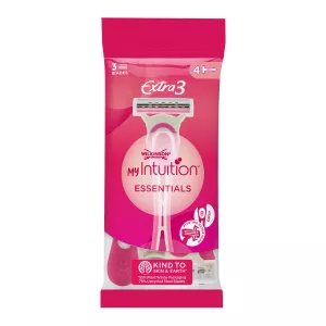 Extra 3essentials 女性用使い捨てカミソリ - ウィルキンソン