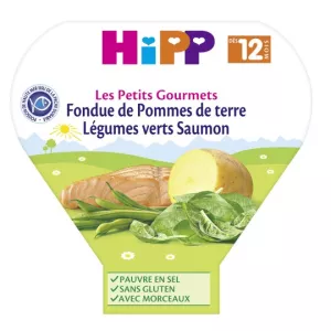 Món ăn khoai tây/rau củ/cá hồi cho bé từ 12 tháng 230g - HIPP