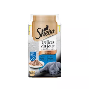Comida para gatos con pescado 6x50g - SHEBA