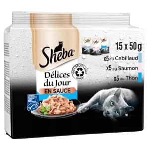 Sheba Mini Delice Poisson 15x50