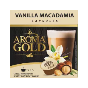 Кофе Ваниль Макадамия Совместимый Dolce Gusto X 16 - Aroma Gold