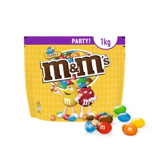 Bonbons chocolat au lait et cacahuètes Peanut 1kg - M&M'S