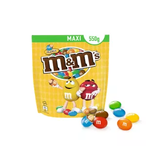 Bonbons chocolat au lait et cacahuètes 550g - M&M's