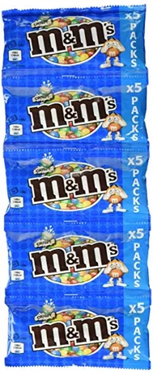 Bonbons chocolat Crispy x5 180g - M&M'S
