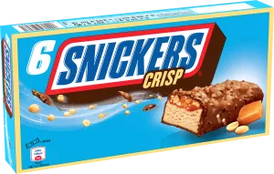 Snickers crujientes X6 207g