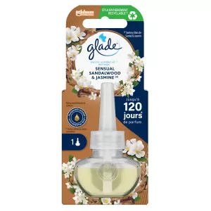 Recharge Désodorisant Senteur Bois De Santal & Jasmin Aux Huiles Essentielles Electric Scented Oil 20ml -  GLADE
