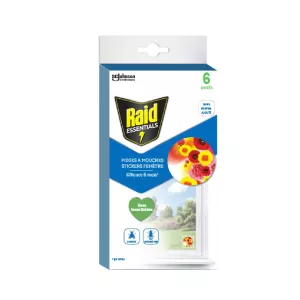Anti-Fliegenfallen-Aufkleber, parfümfrei, RAID