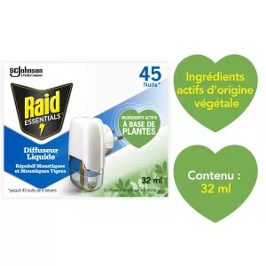 Difusor repelente de mosquitos X1 - Raid